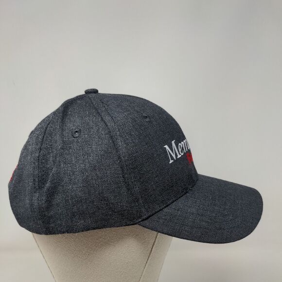 Members For Life American Red Cross Strapback Hat Gray One Size Embroidered - Picture 4 of 7